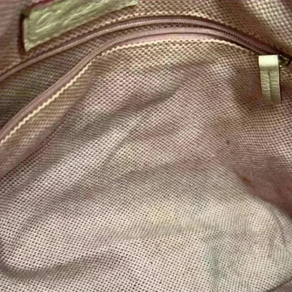 Dooney & Bourke Pebbled Leather Nina Bag/Tote/Sachel/Shoulder Bag Cream Color - Picture 11 of 16